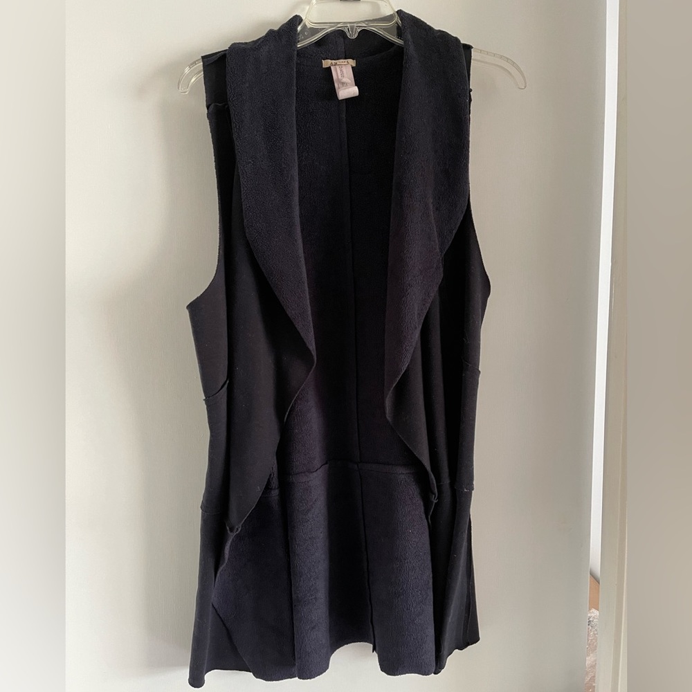 Anama - Navy Blue Vest with Fleece, Size M